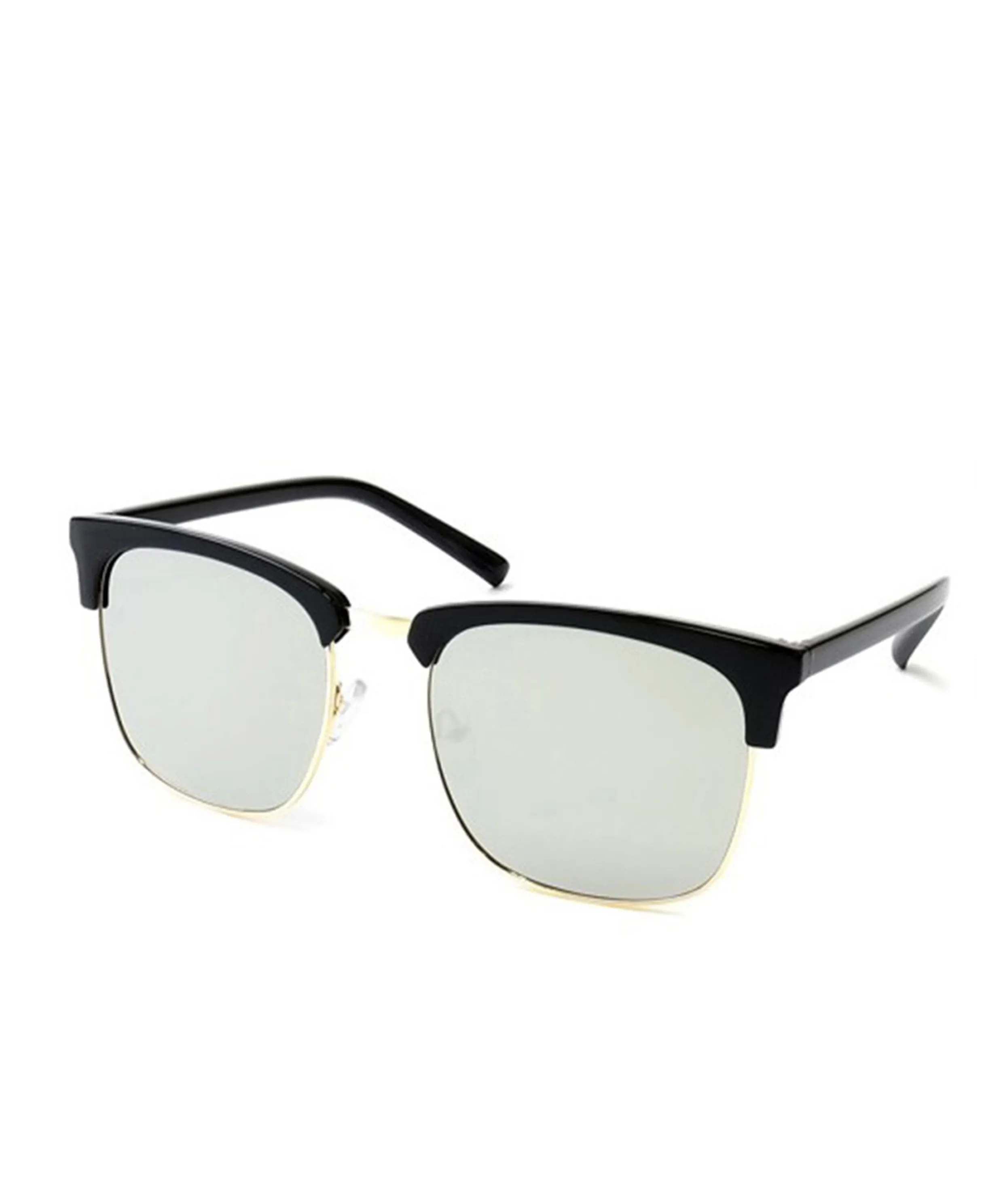 IREN Sunglasses (Black-Silver Mirror/BLACK-SILVER MIRROR)