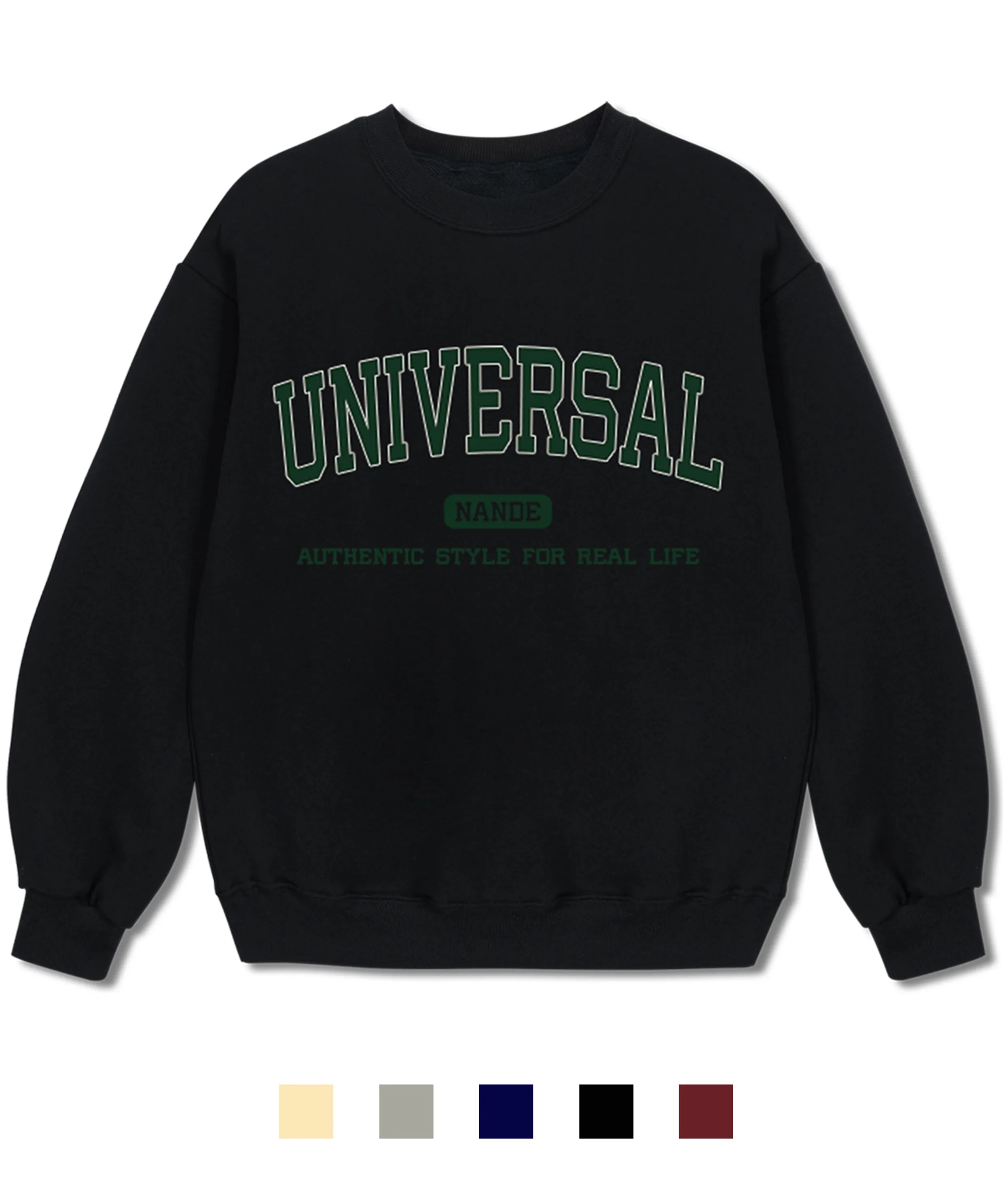 BIG UNIVERSAL Printed Oversized Sweatshirt