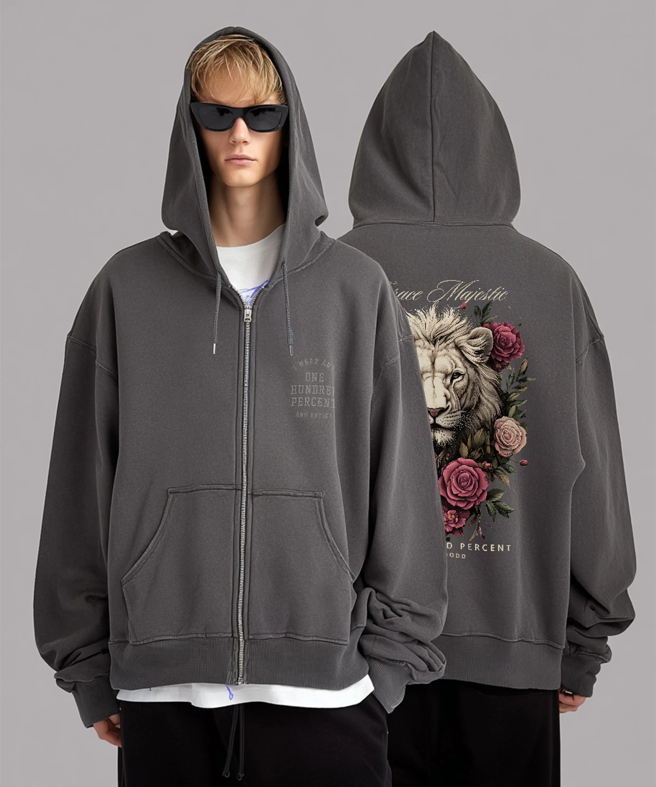 OHPxGOODD bGrace Fleece Hooded Zip-Up