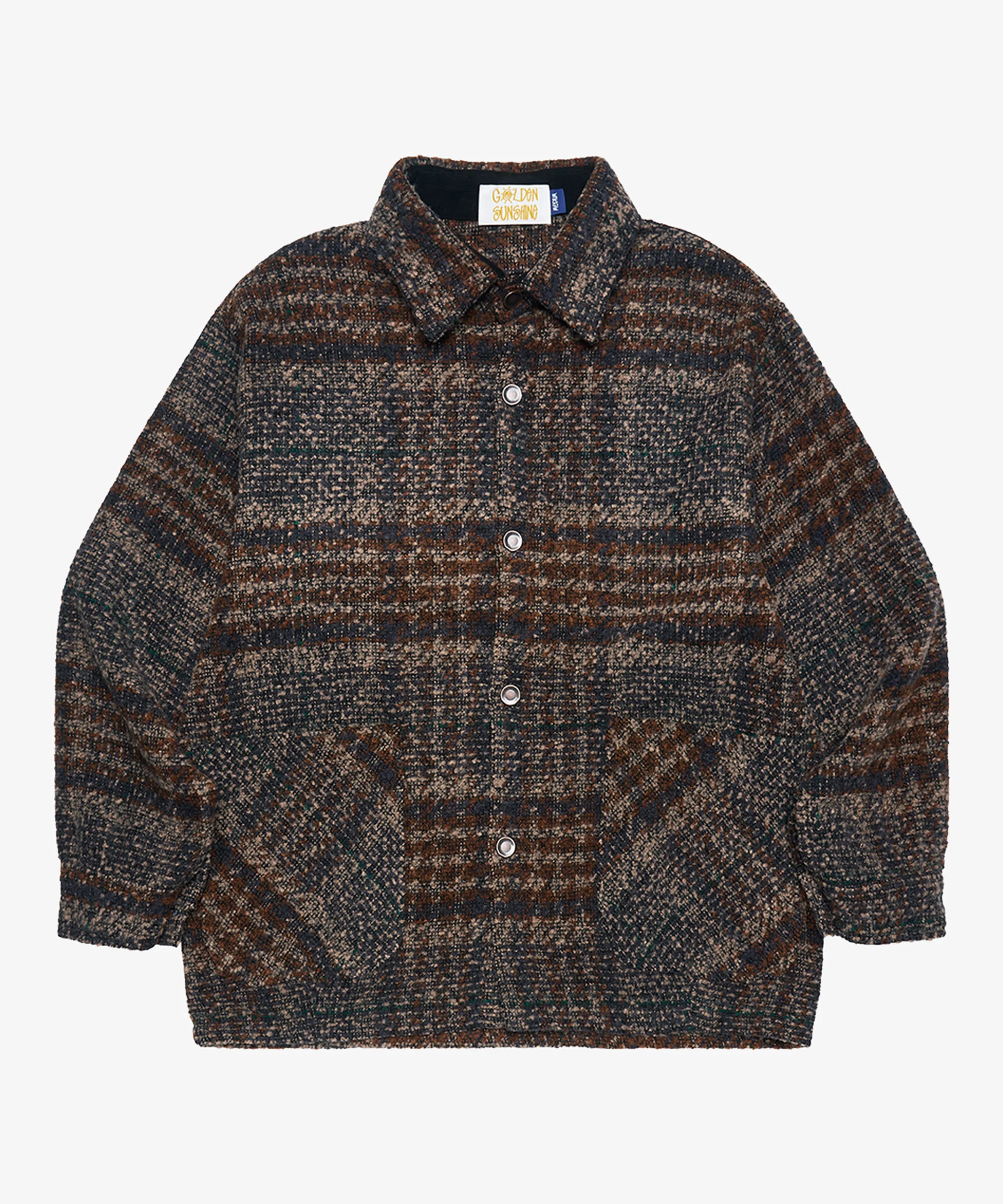 Warm fleece check sweatshirt green 3 Warm fleece check sweatshirt green