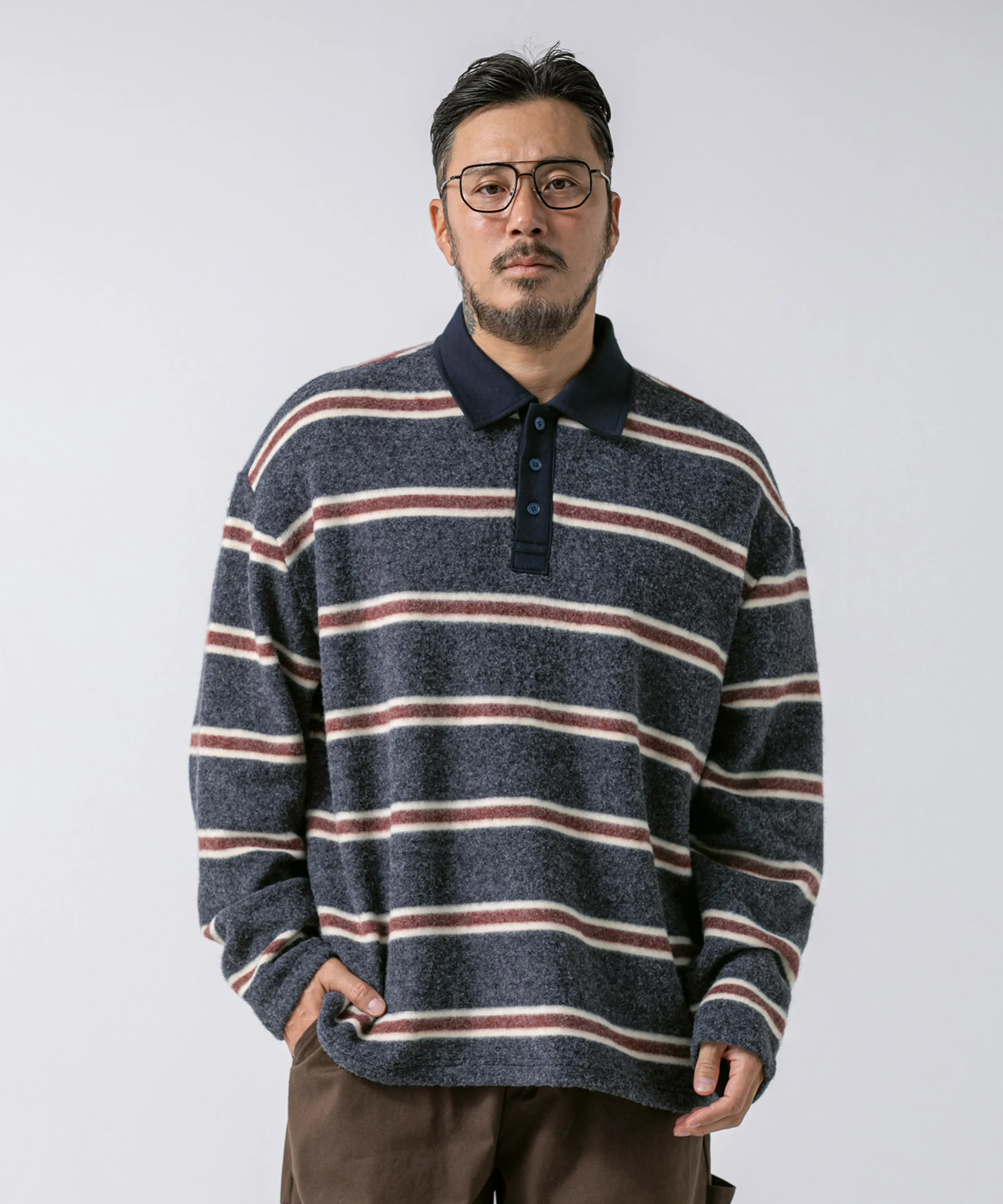 Warm fleece check sweatshirt green 4 Warm fleece check sweatshirt green