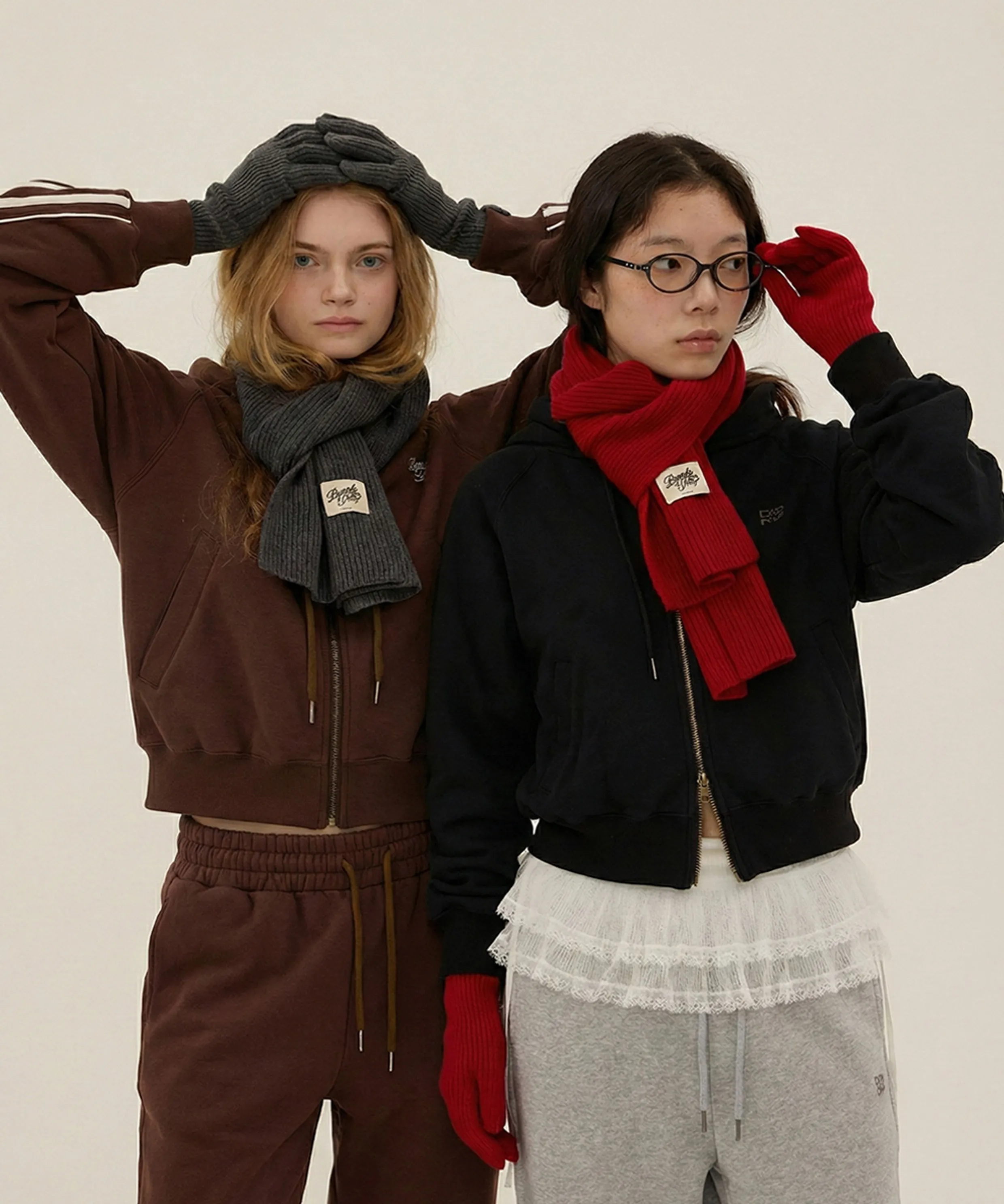 [2PACK] DGDP Basic Knit Scarf and Gloves Set_5color
