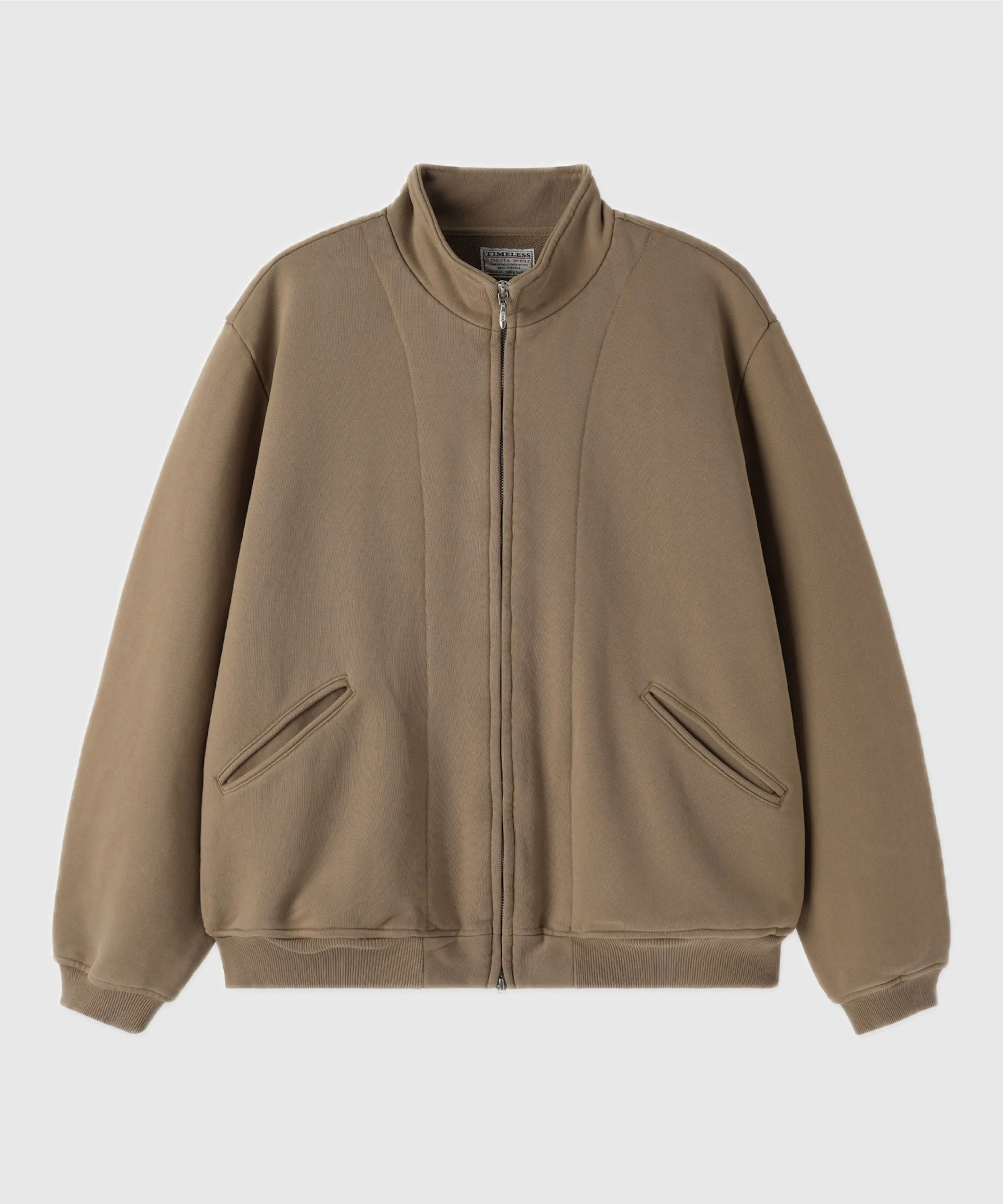 Heavy Sweat Track Jacket - Washed Camel