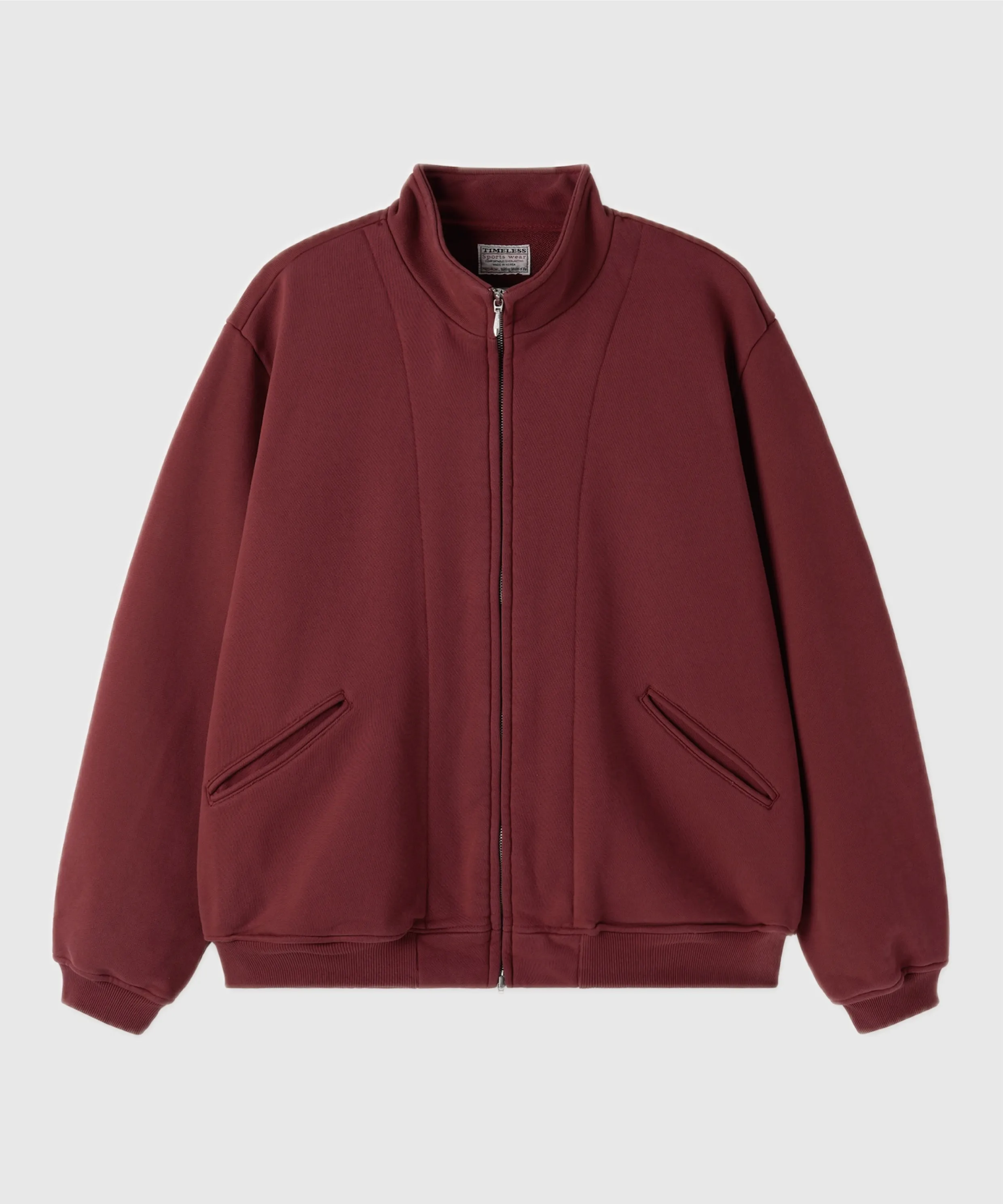 Heavy Sweat Track Jacket - Old Burgundy