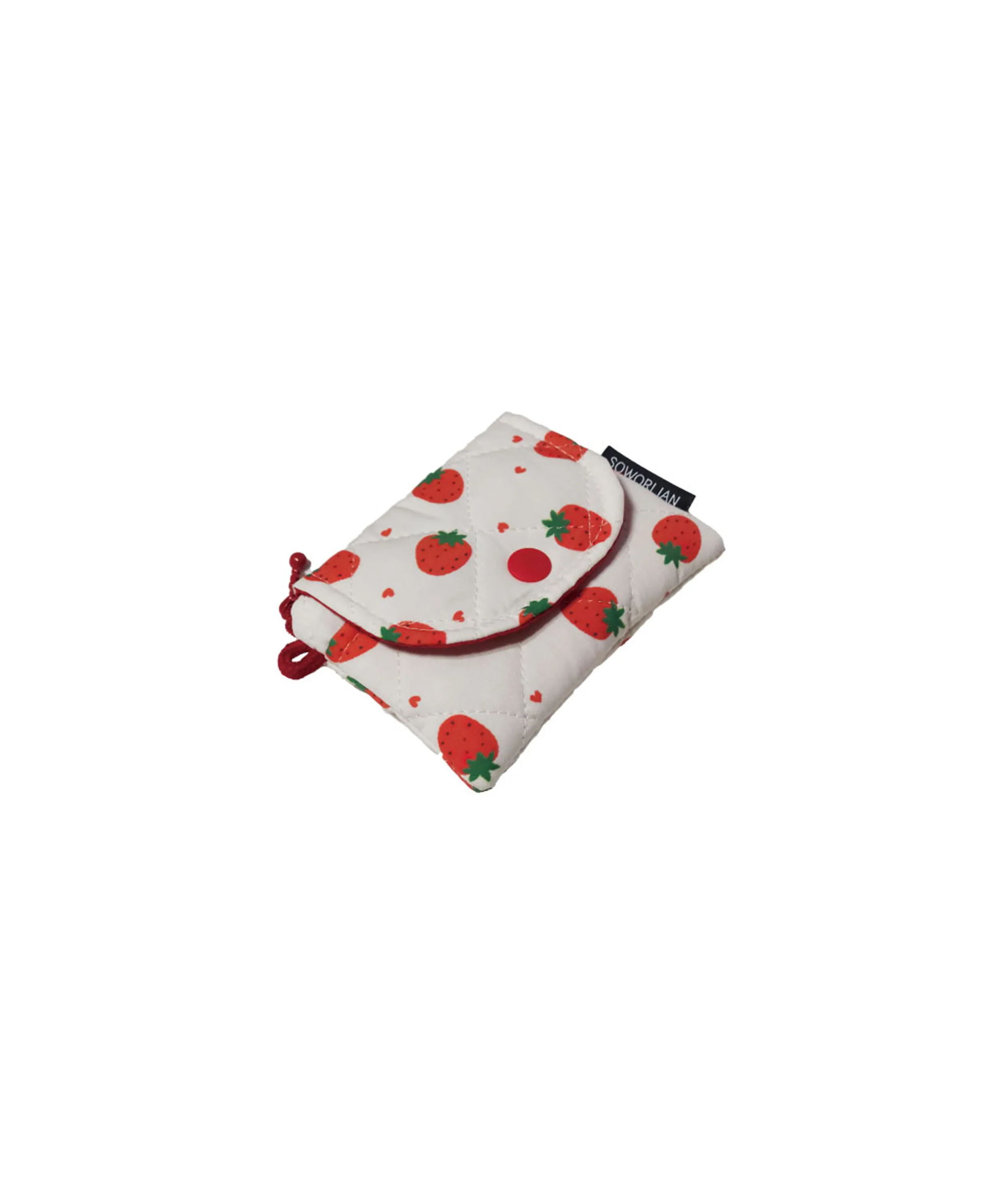Multi Card Wallet_Heart Strawberry