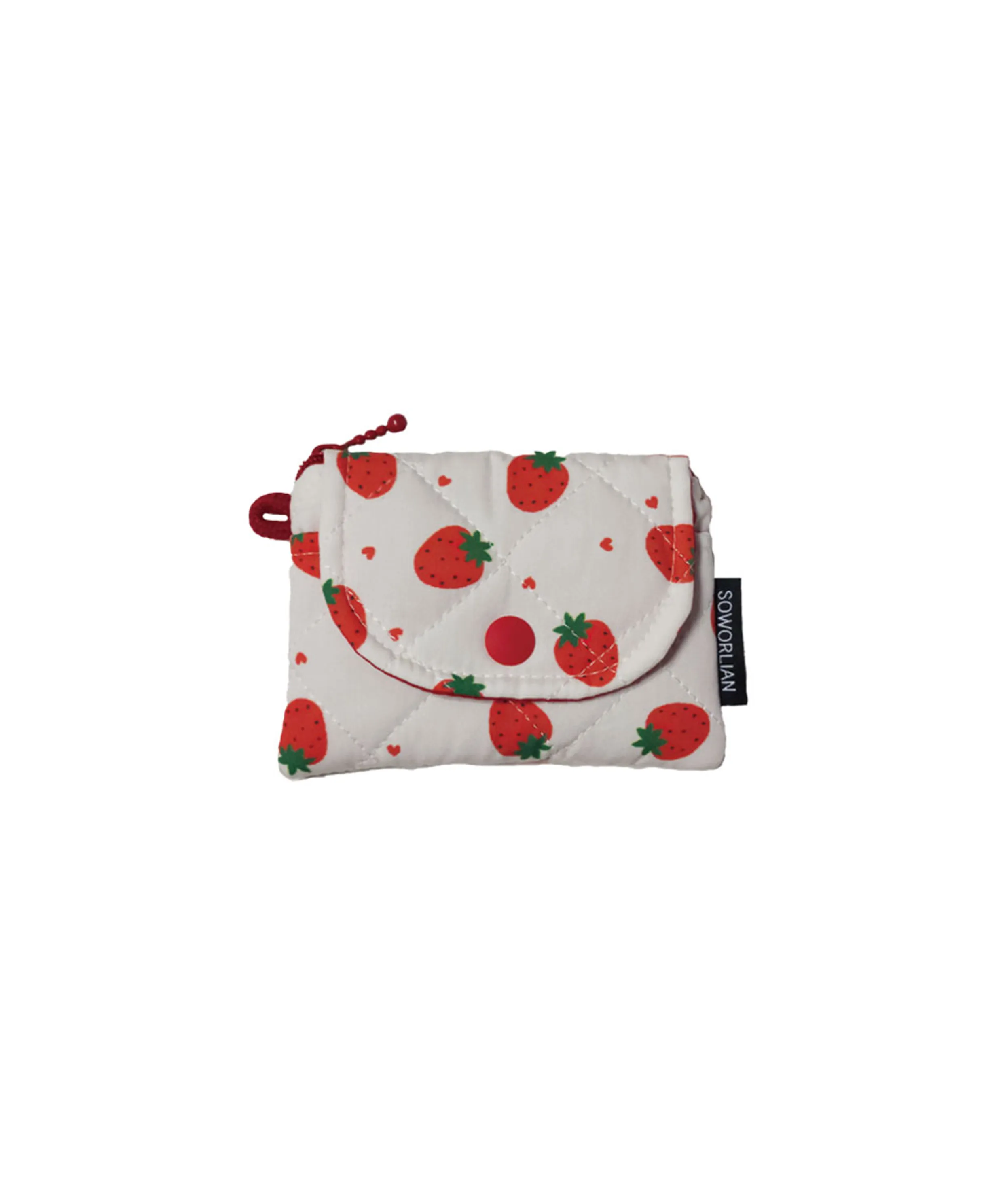 Multi Card Wallet_Heart Strawberry