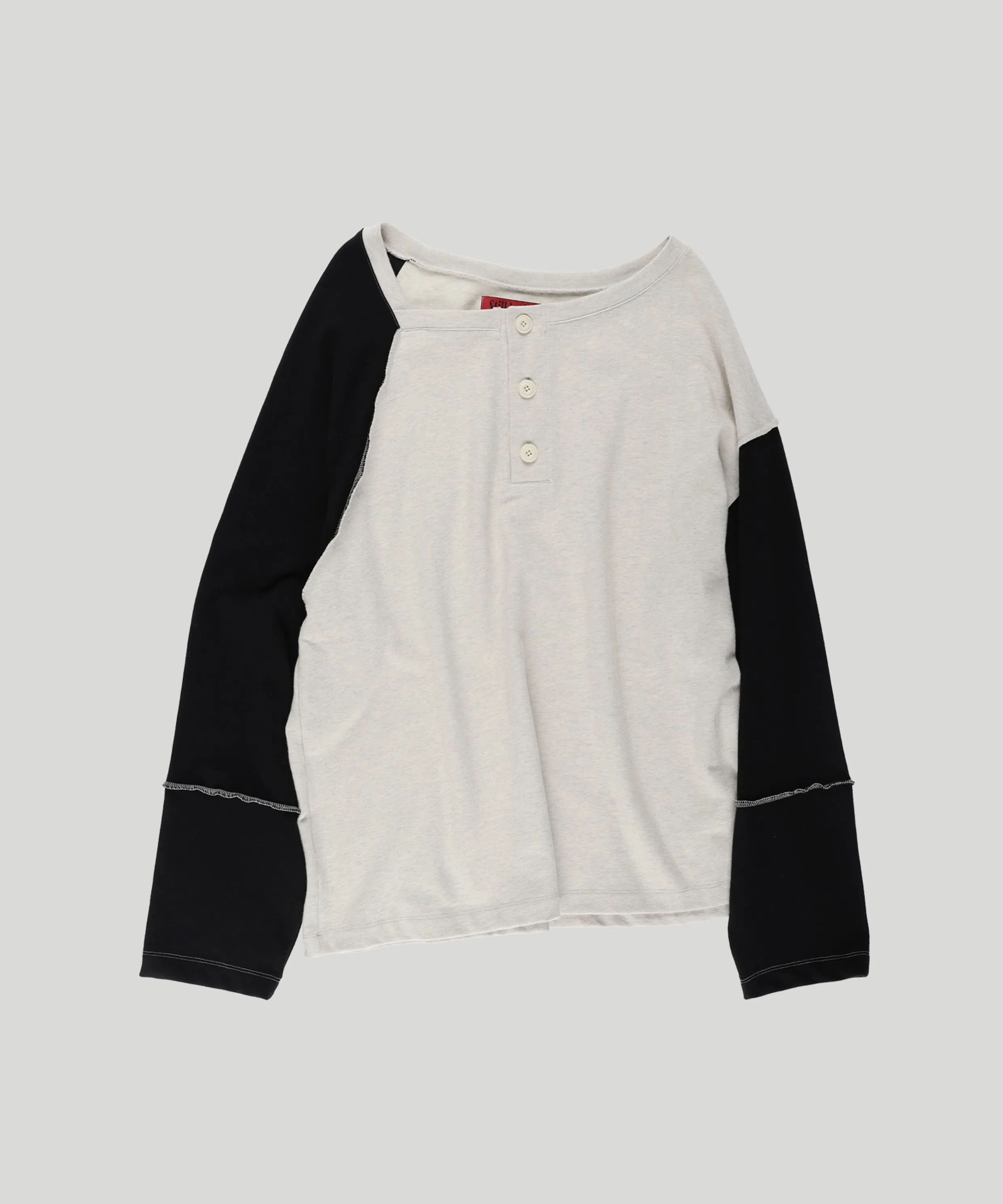 SLIP NECK BUTTON TOP