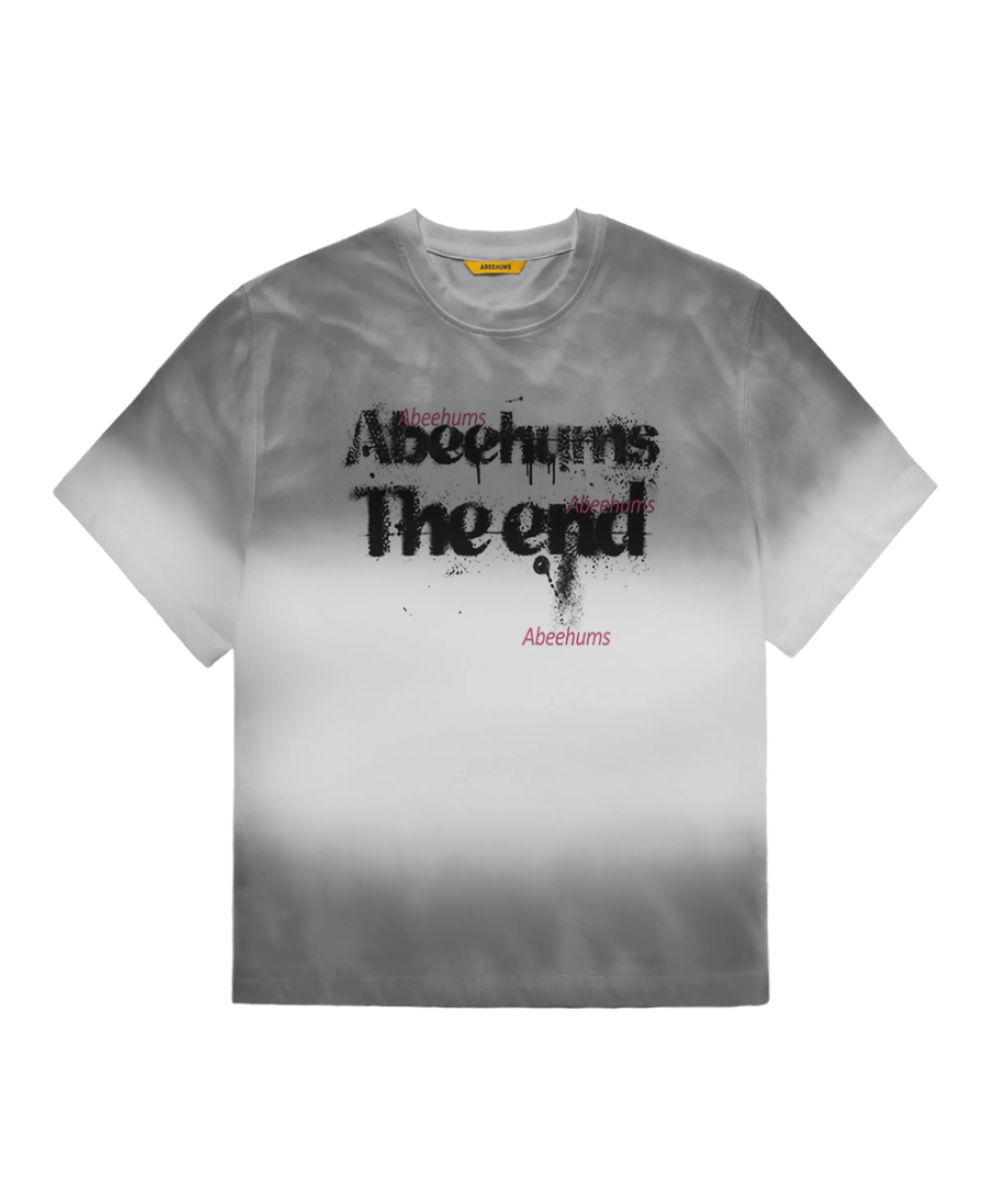 ABH365-101 Painted Smoke T-Shirt (Charcoal)