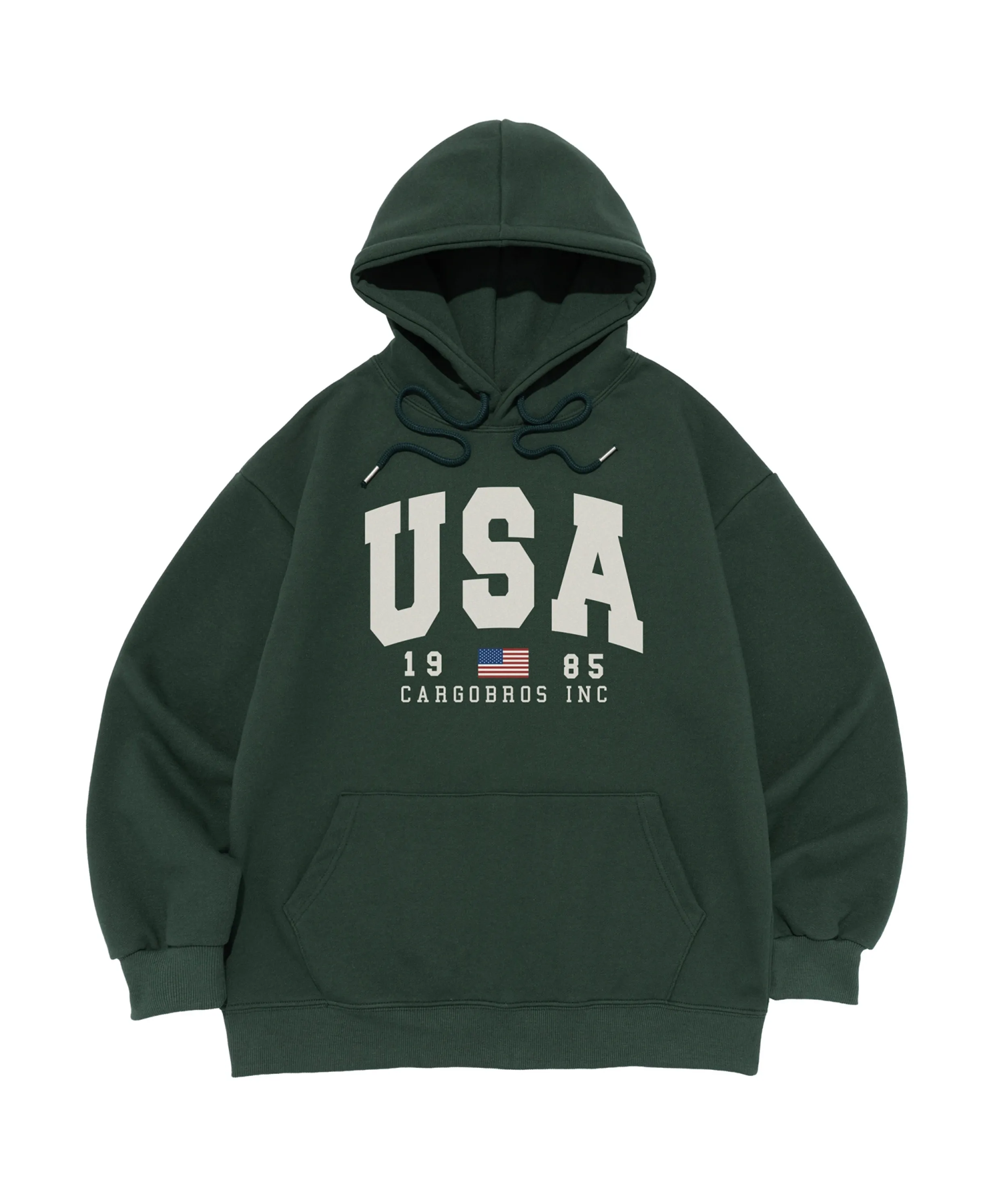 Maison Like You Lettering Oversized Hoodie (Pink) [Fleece/No Fleece]
