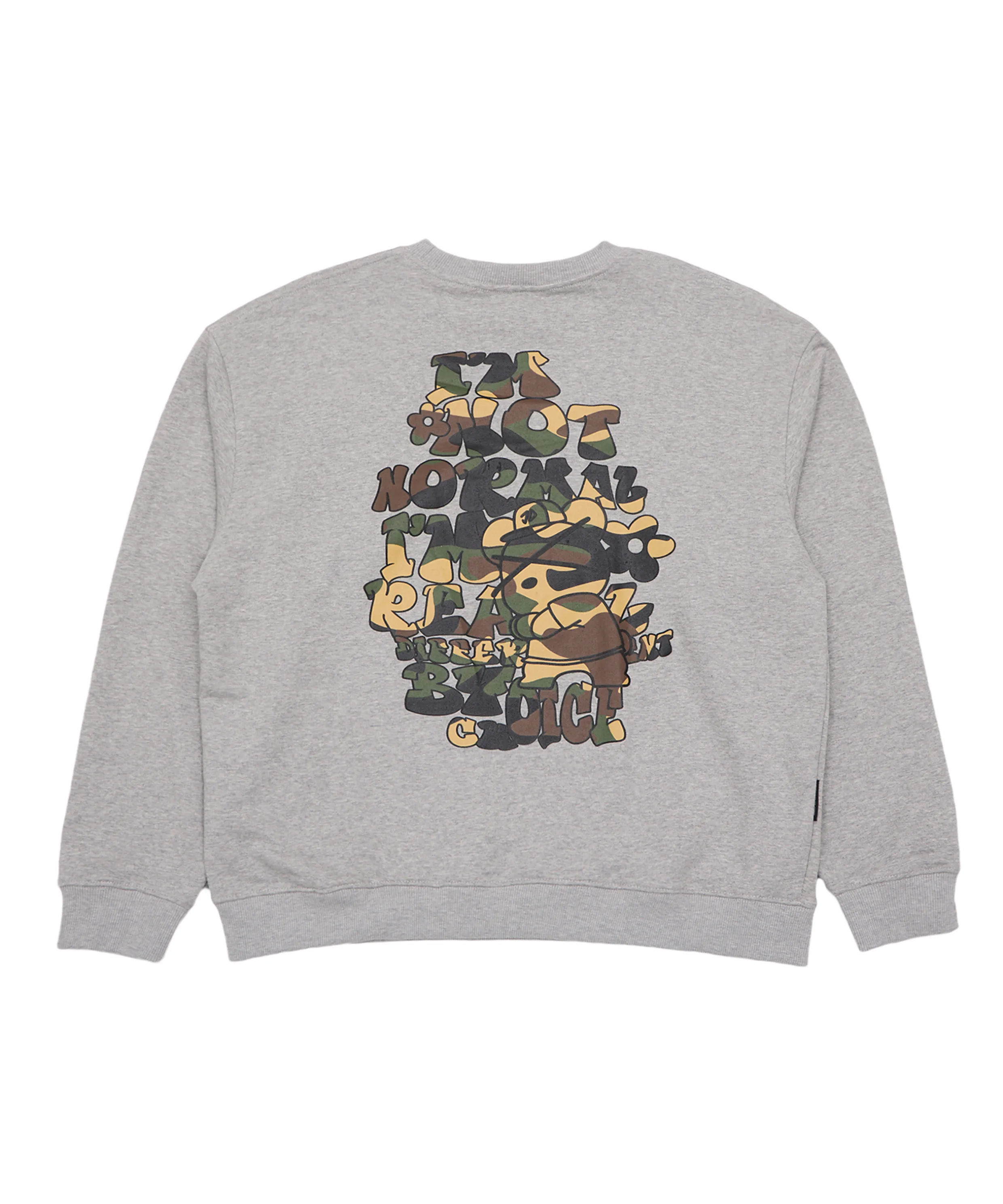 Military Bear Sweatshirt (Gray)