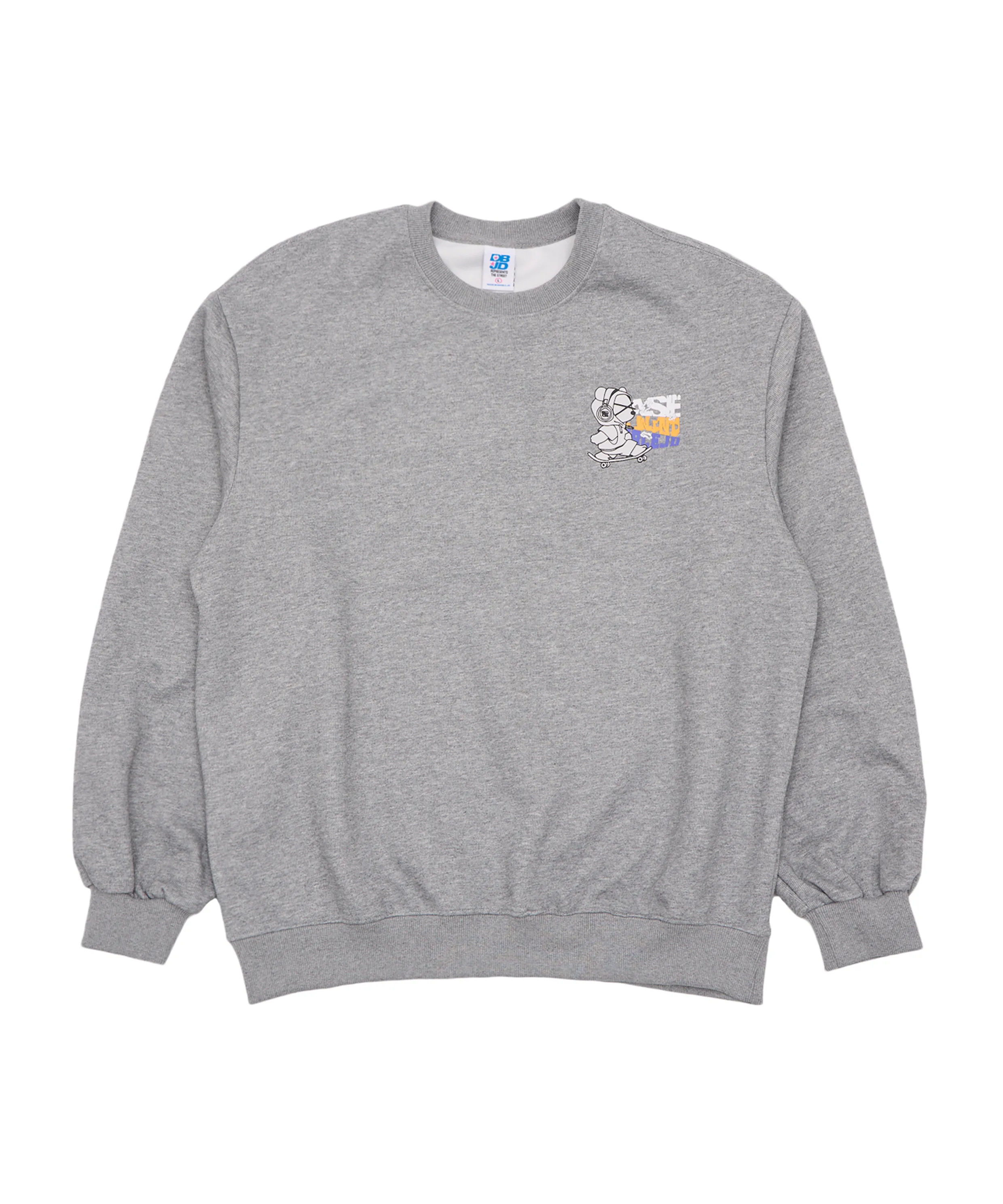 Headset Board Bear Sweatshirt (Gray)