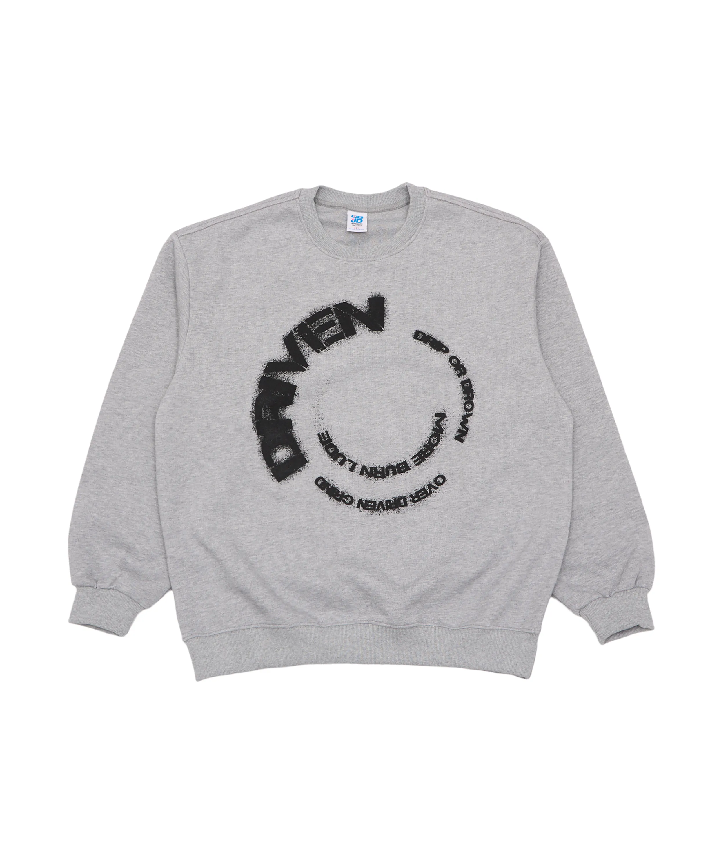 Driven Lettering Sweatshirt (Gray)