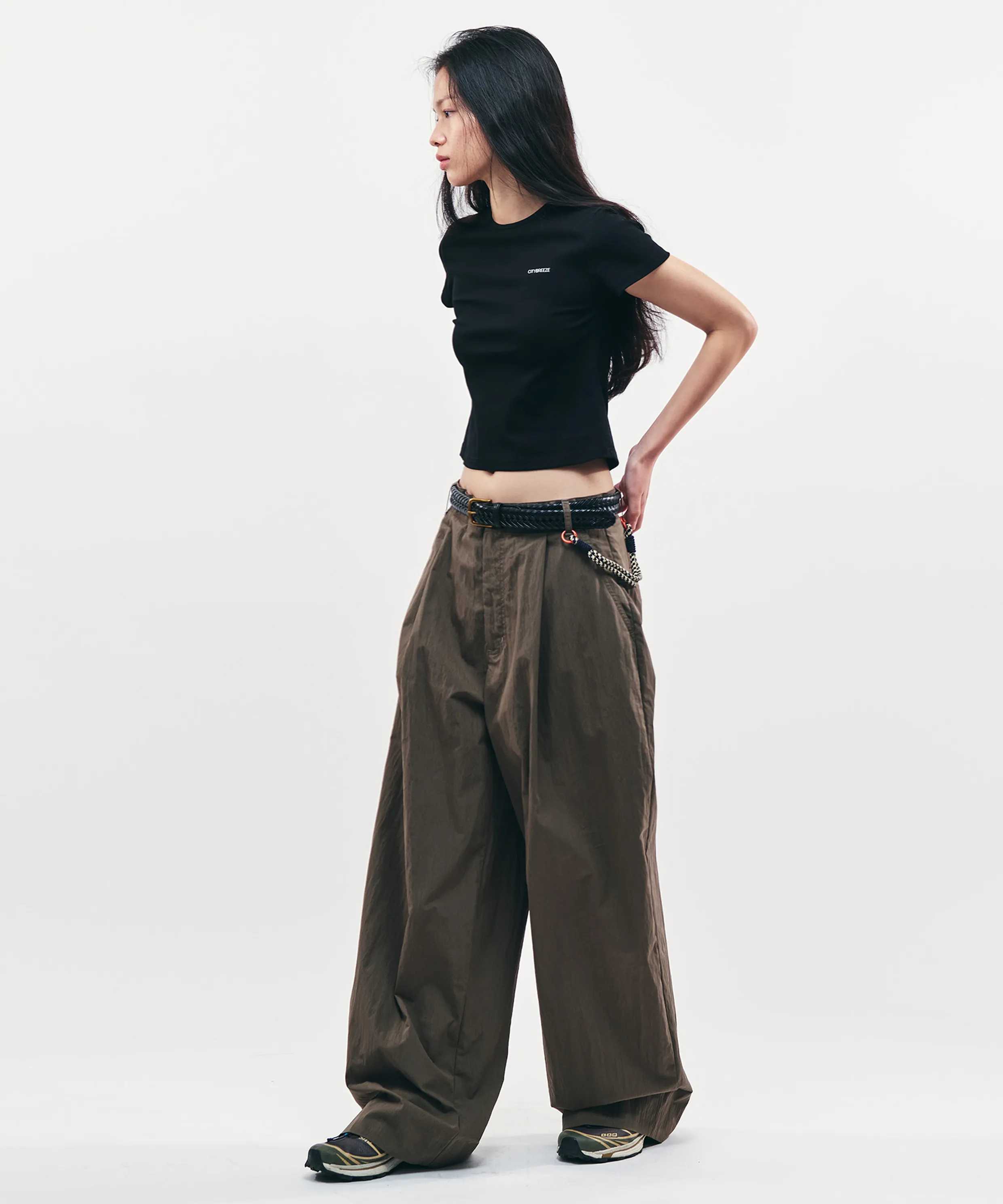 [XS added] Utility wide pants_3 colors