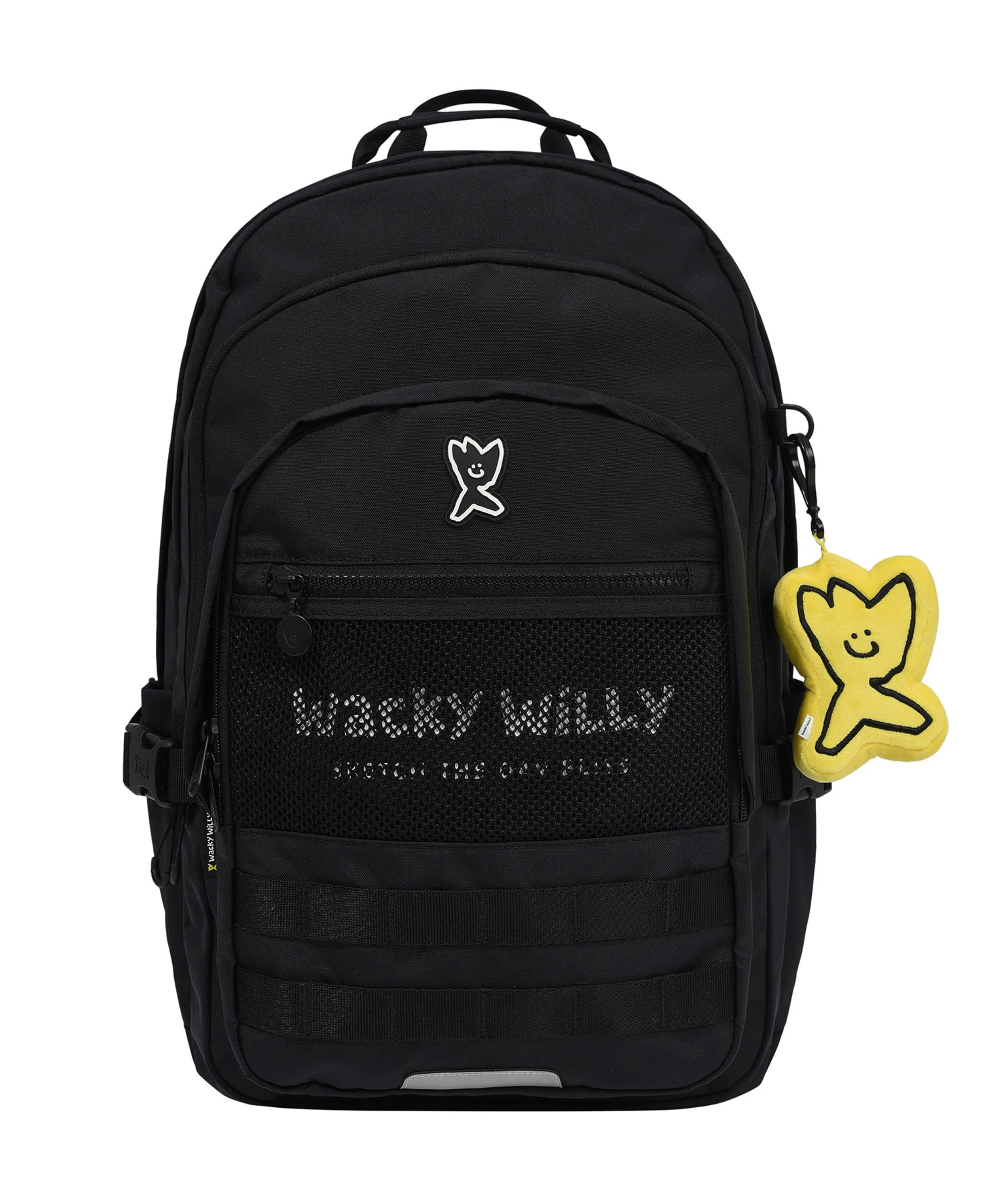 [25SS] Mesh String Backpack Charcoal