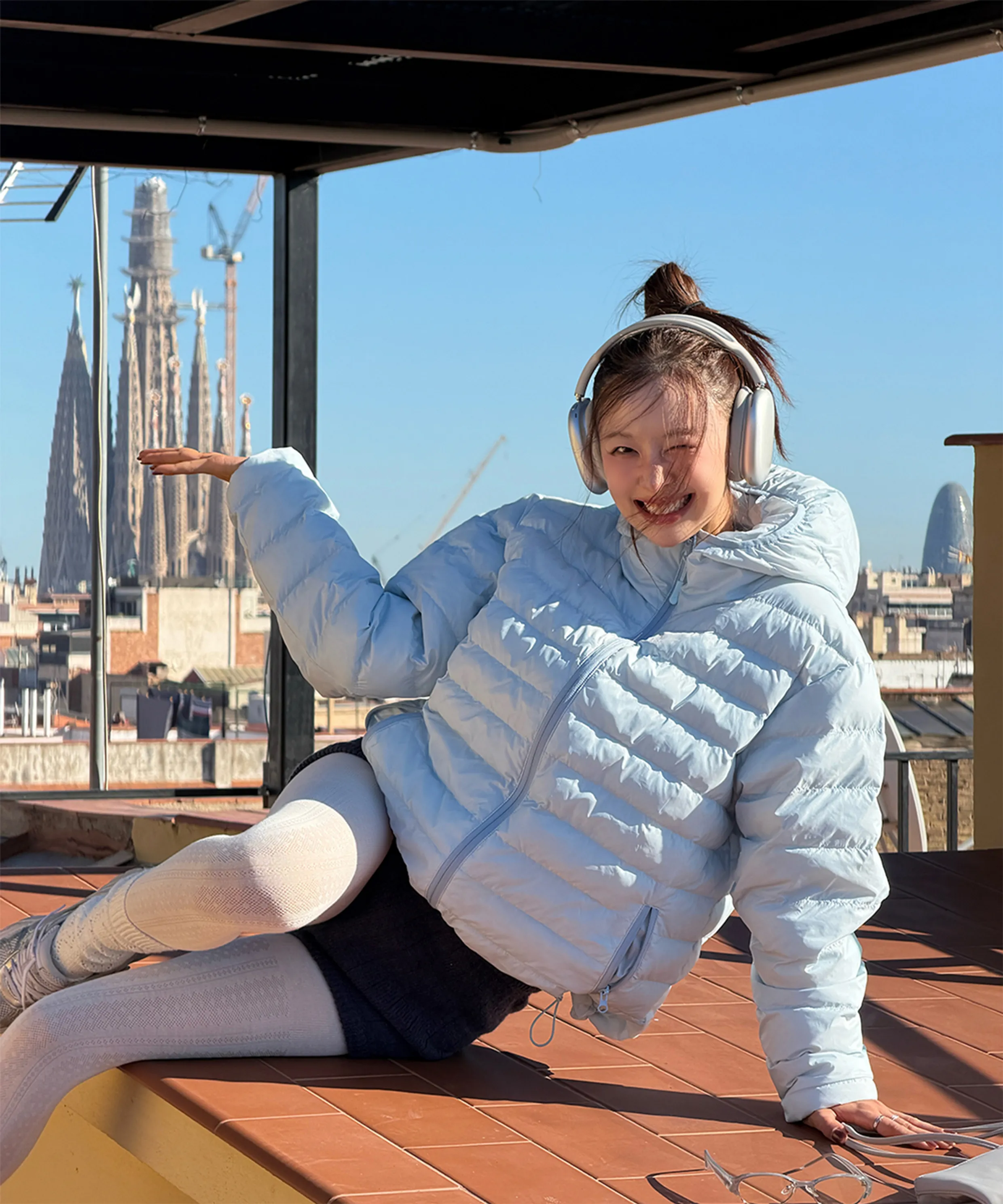 (Woman) Minimal Lightweight Hooded Padded Jacket _9 Colors