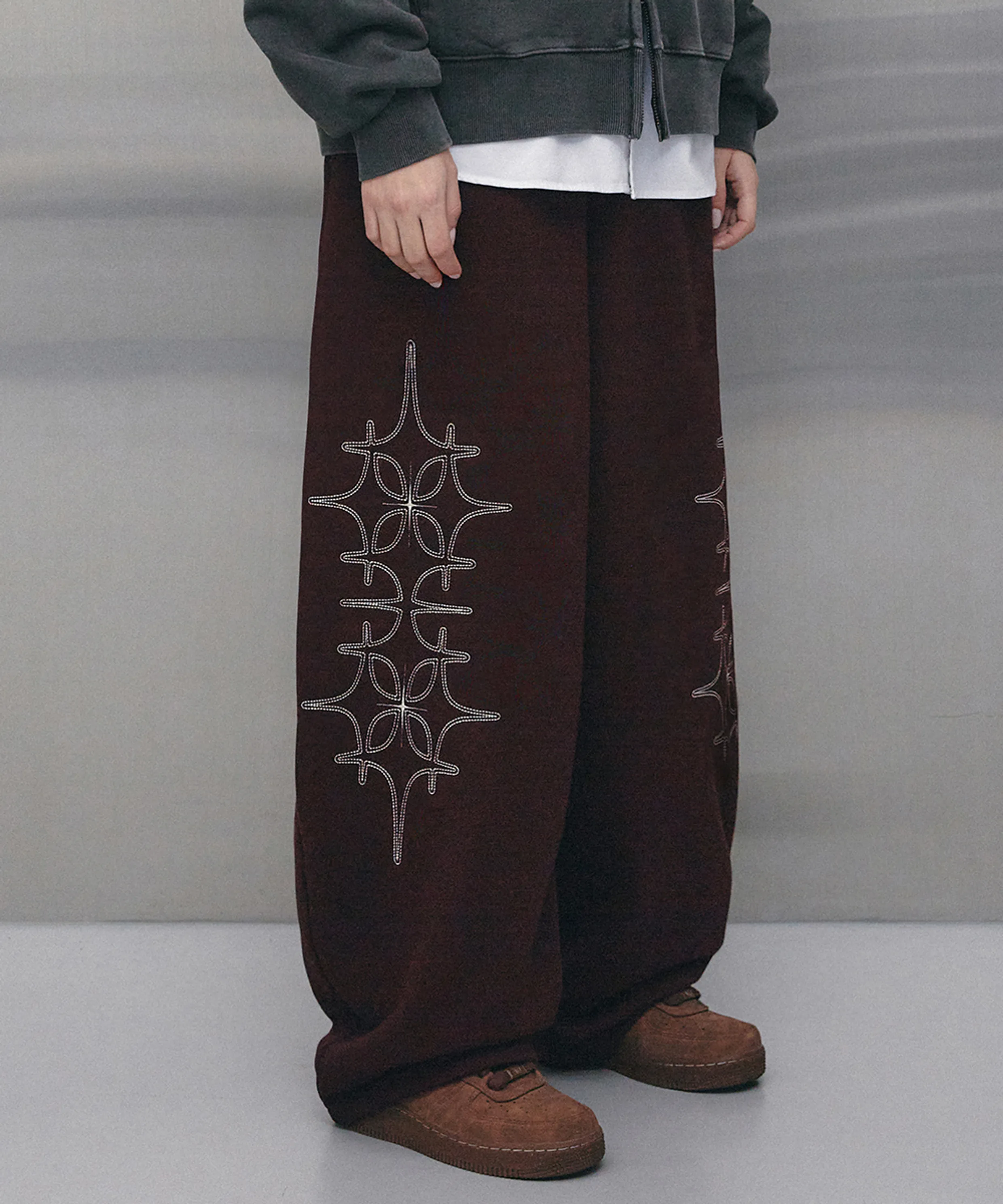 Double Posta Balloon Pants Gray