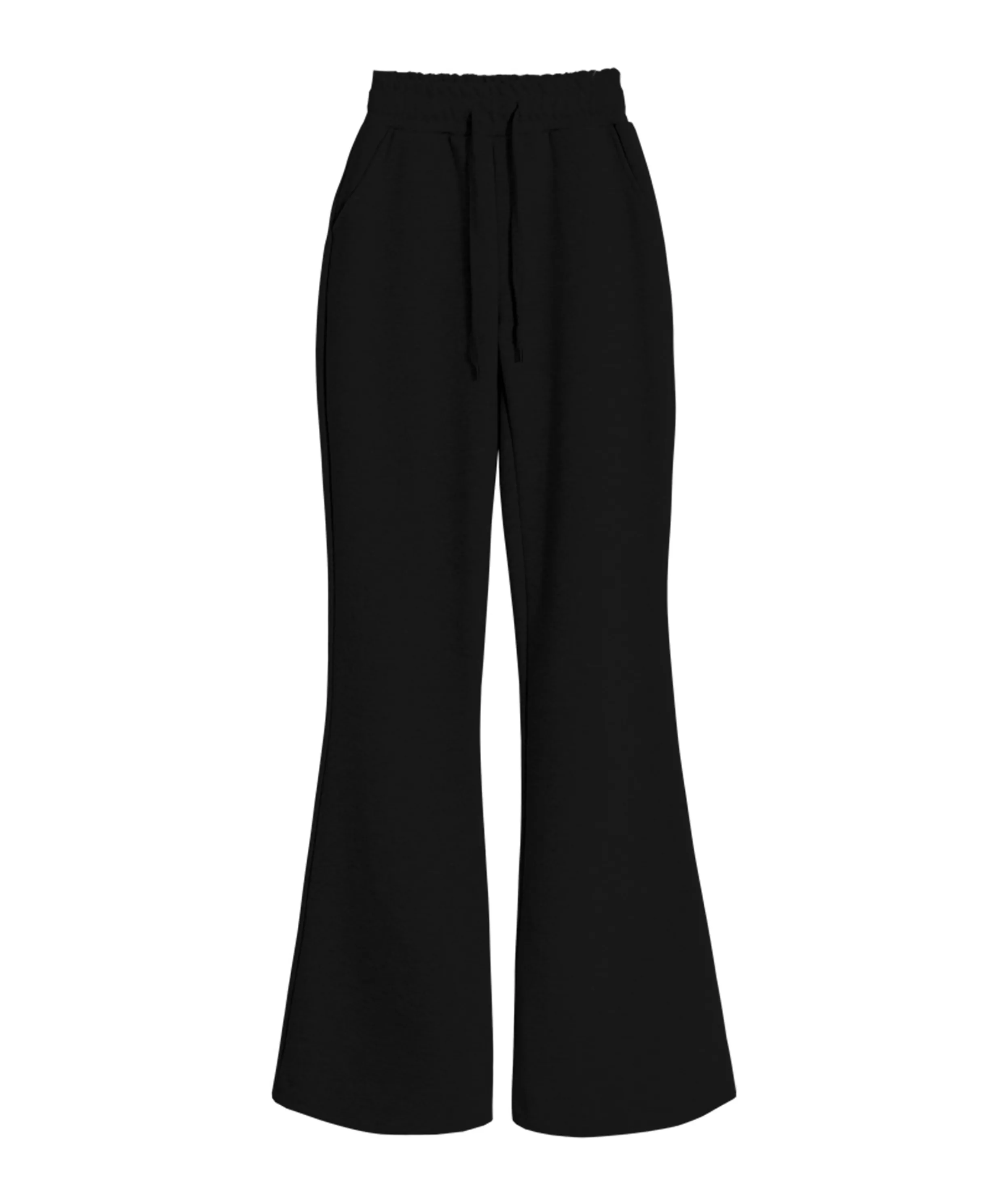 Bootcut Sweatband Pants_Black
