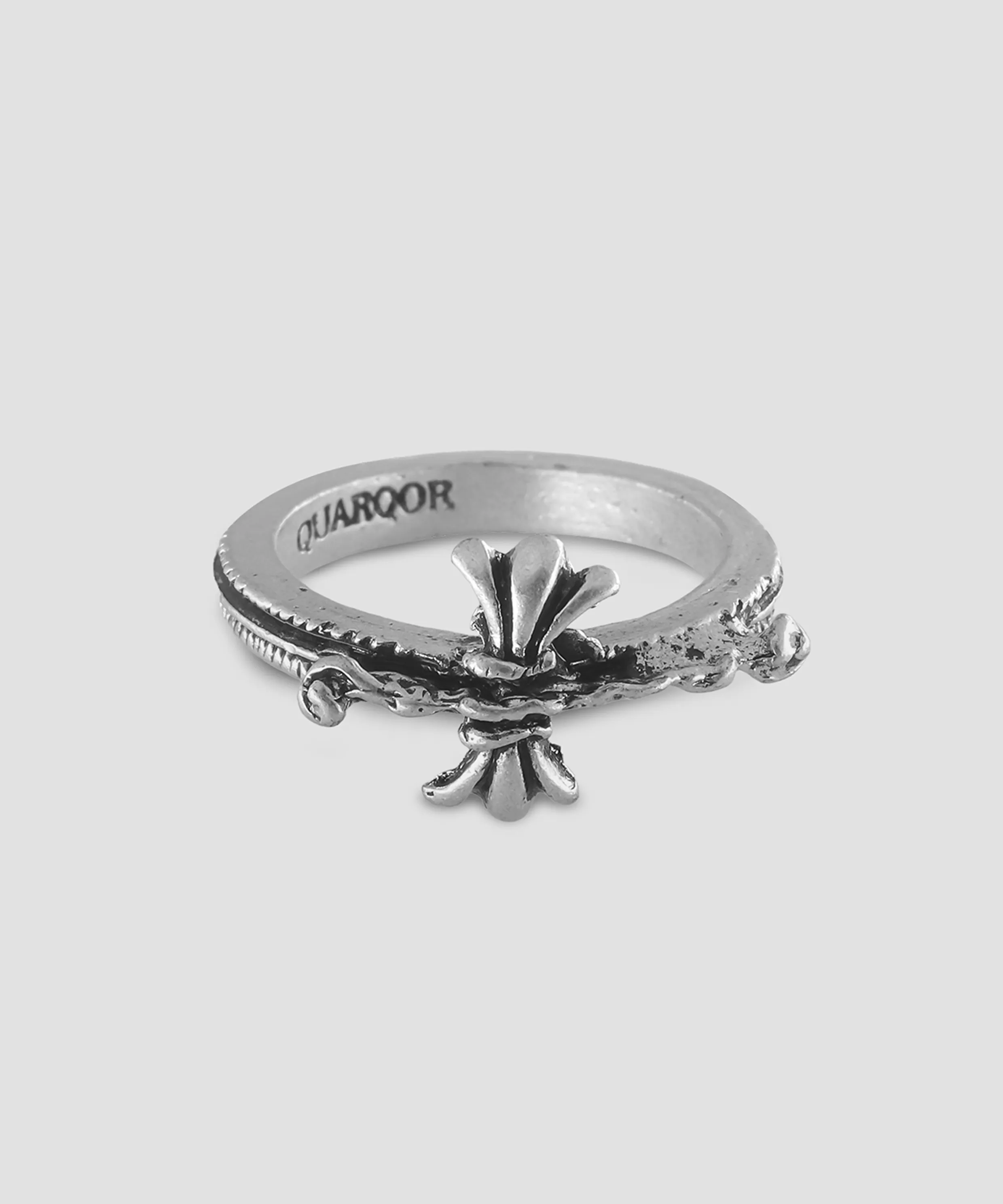 SBM016 Tie black open ring 8 SBM016 Tie black open ring