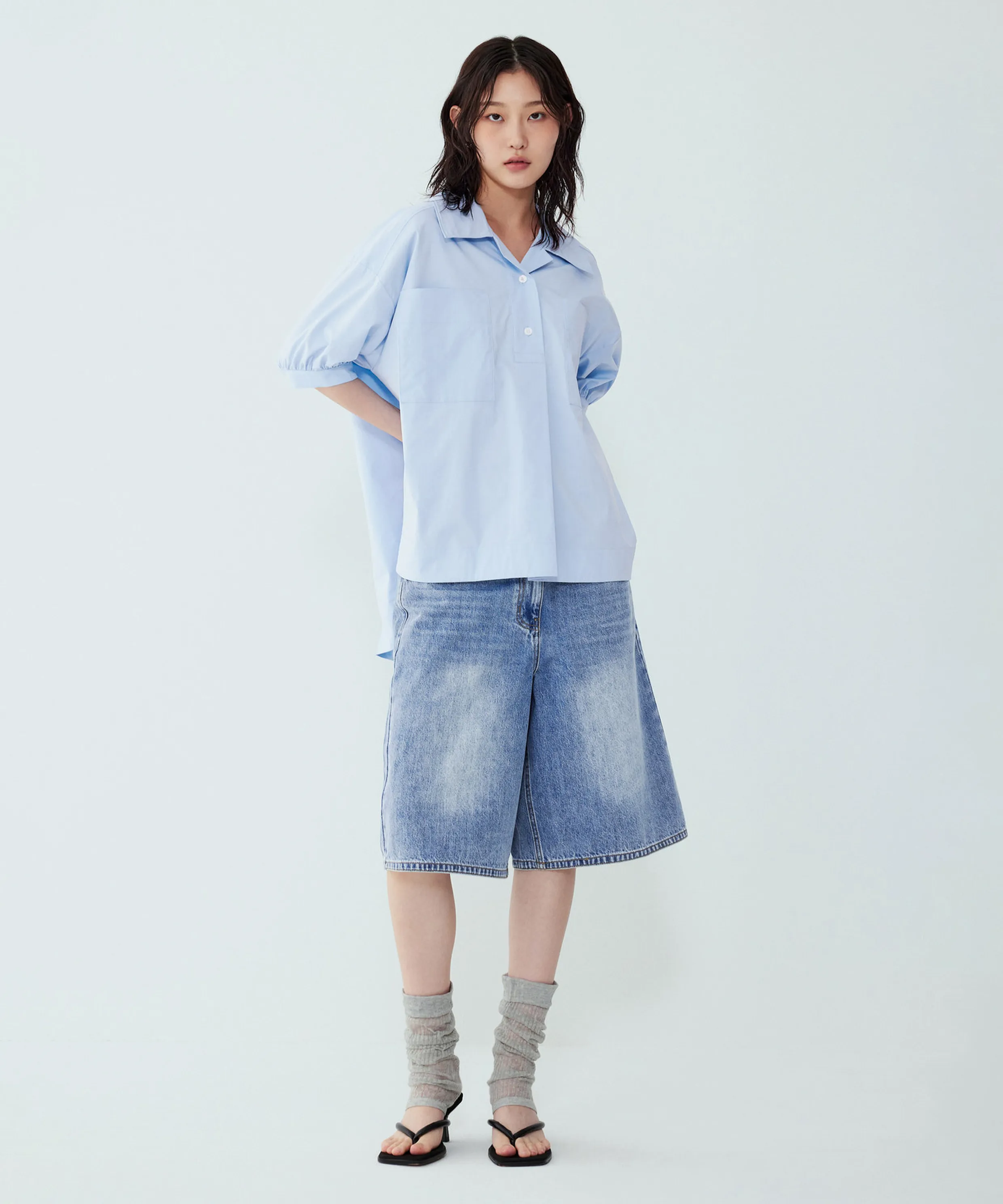 Bermuda Denim Pants_Blue 9105362177