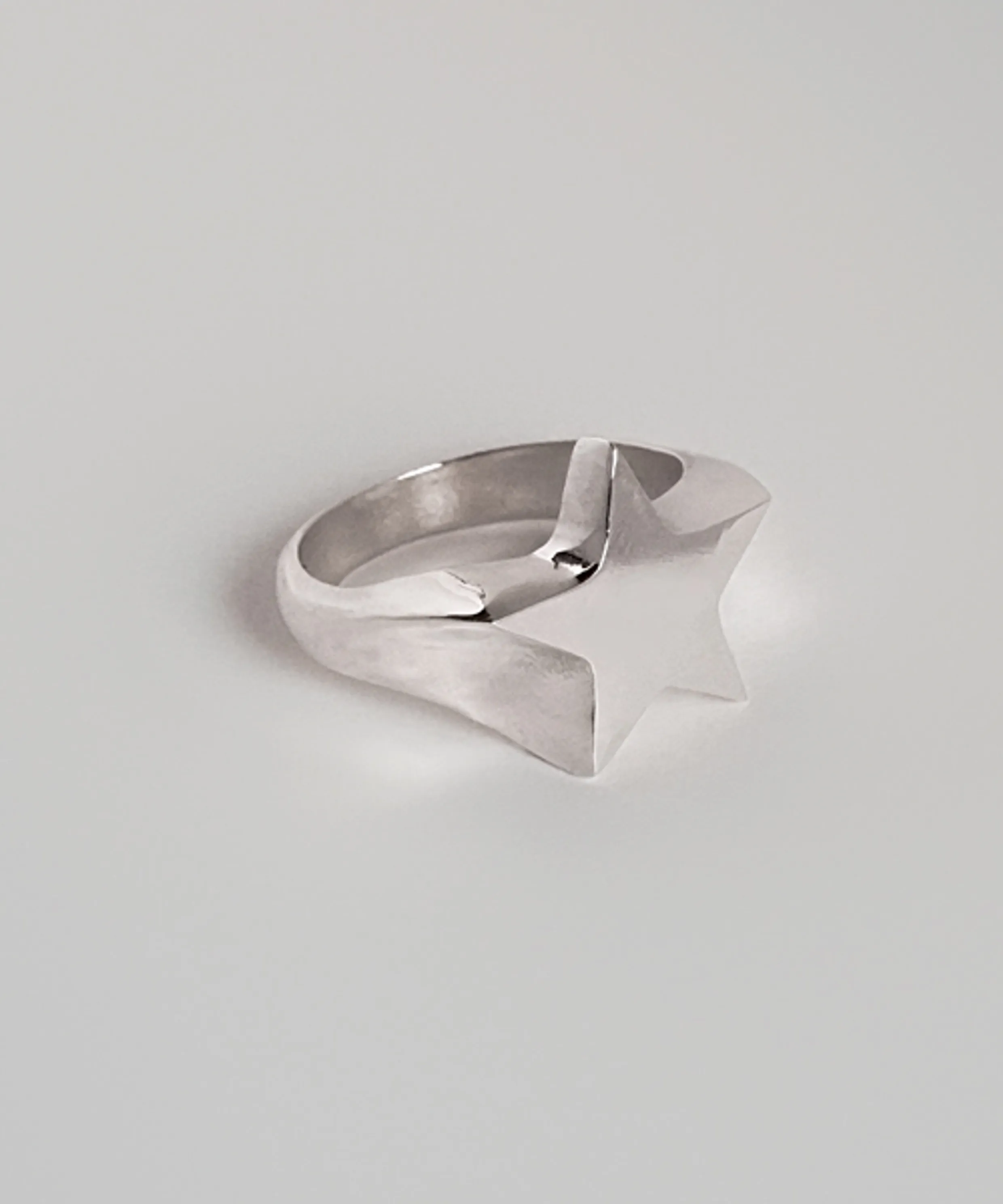 [SILVER] STAR SIGNET RING