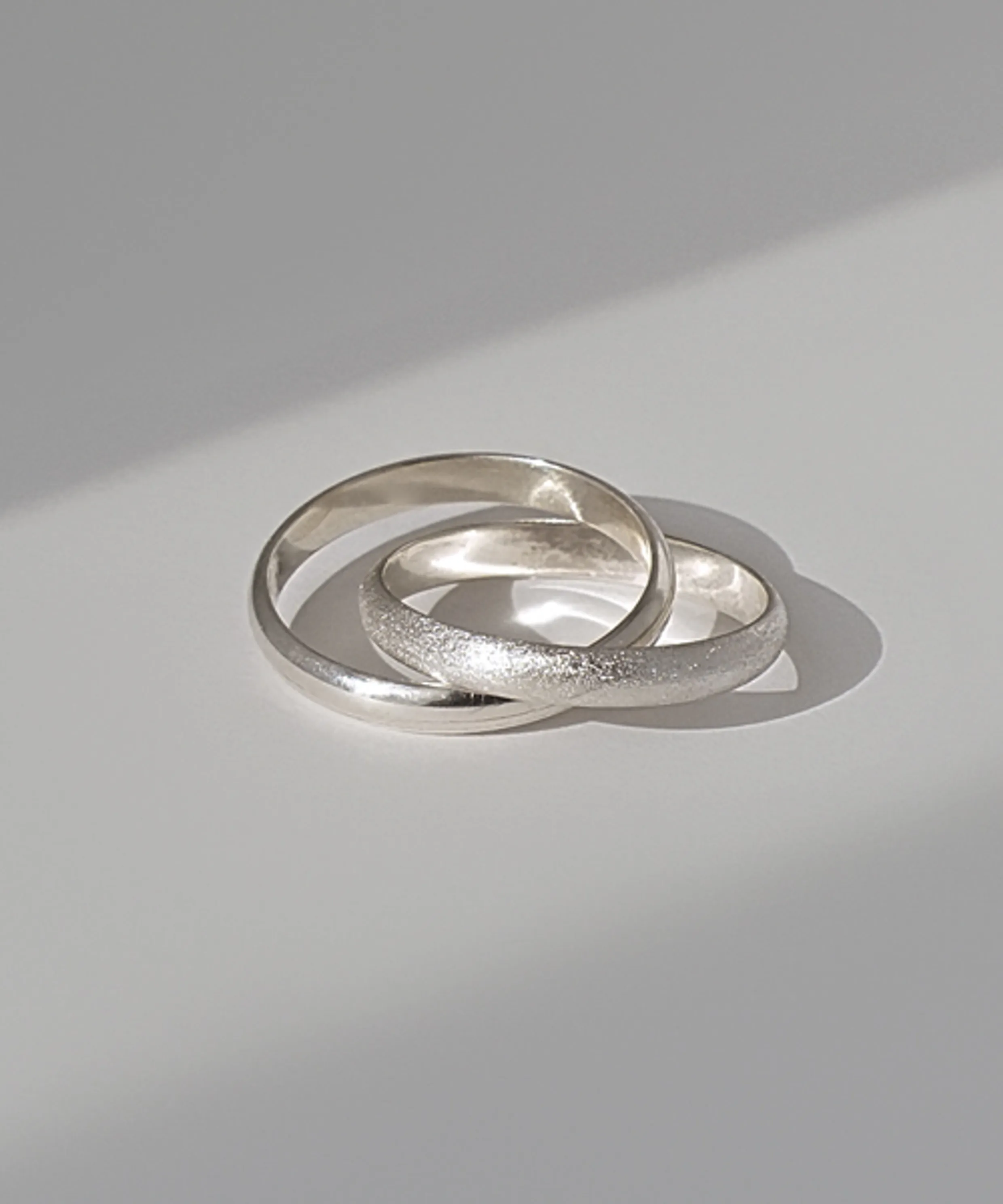 [SILVER] SAND TWIST DB RING