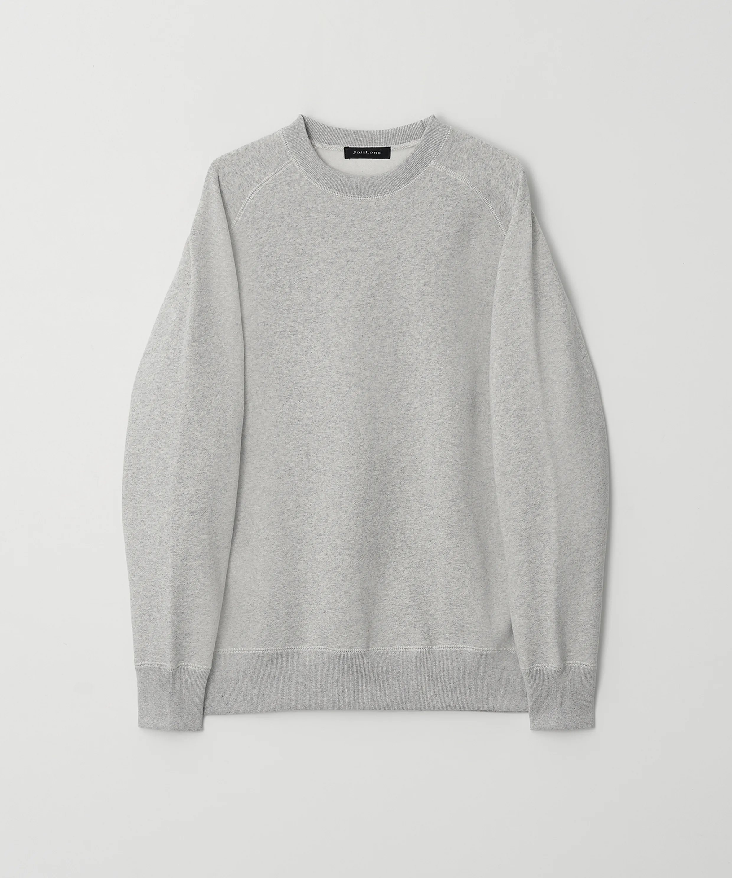 JN346 USA Cotton Raglan Sweatshirt - LIGHT MELANGE