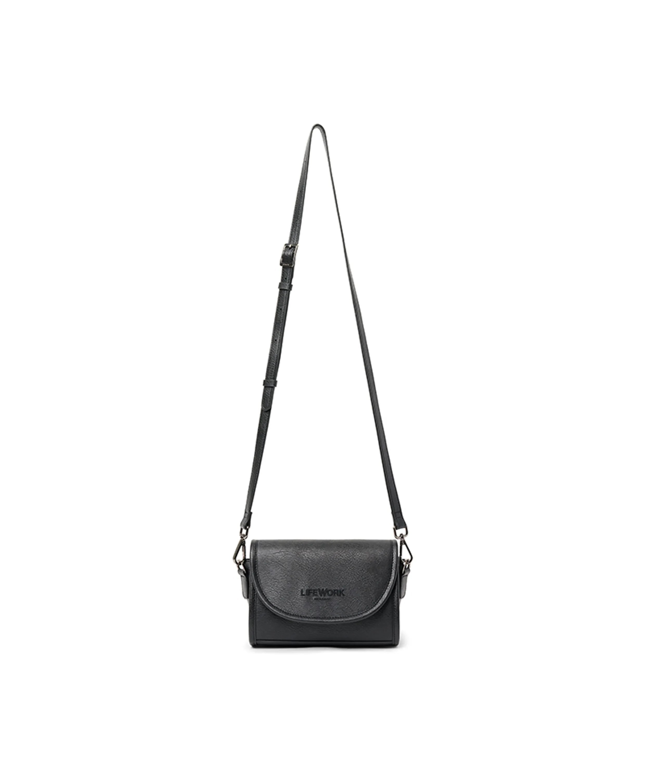 PU leather square crossbody bag