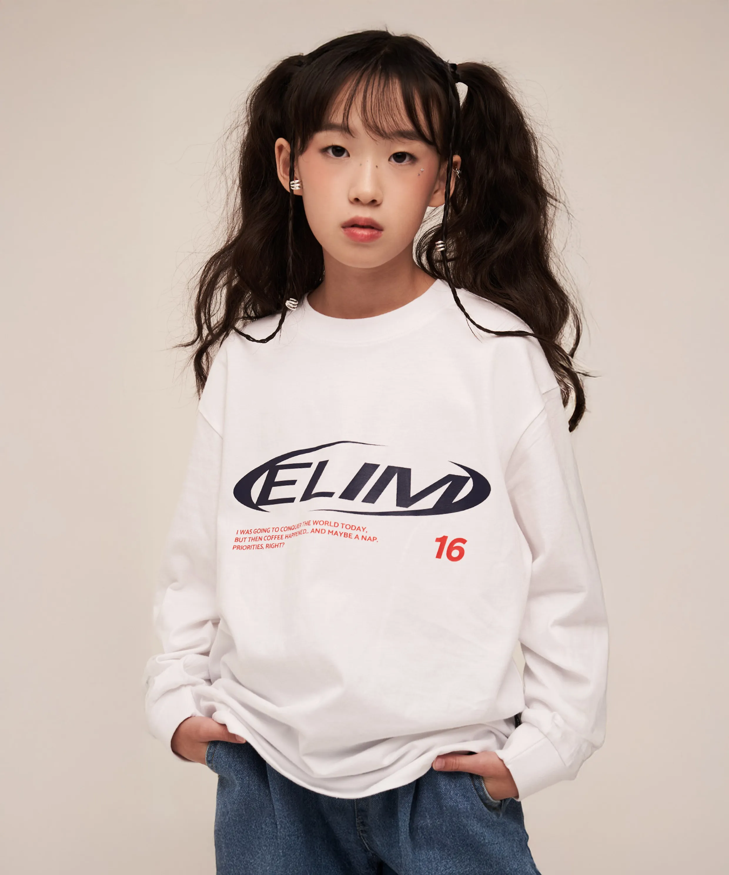 EY 16ELIM Kids Long Sleeve T-Shirt 2 Colors