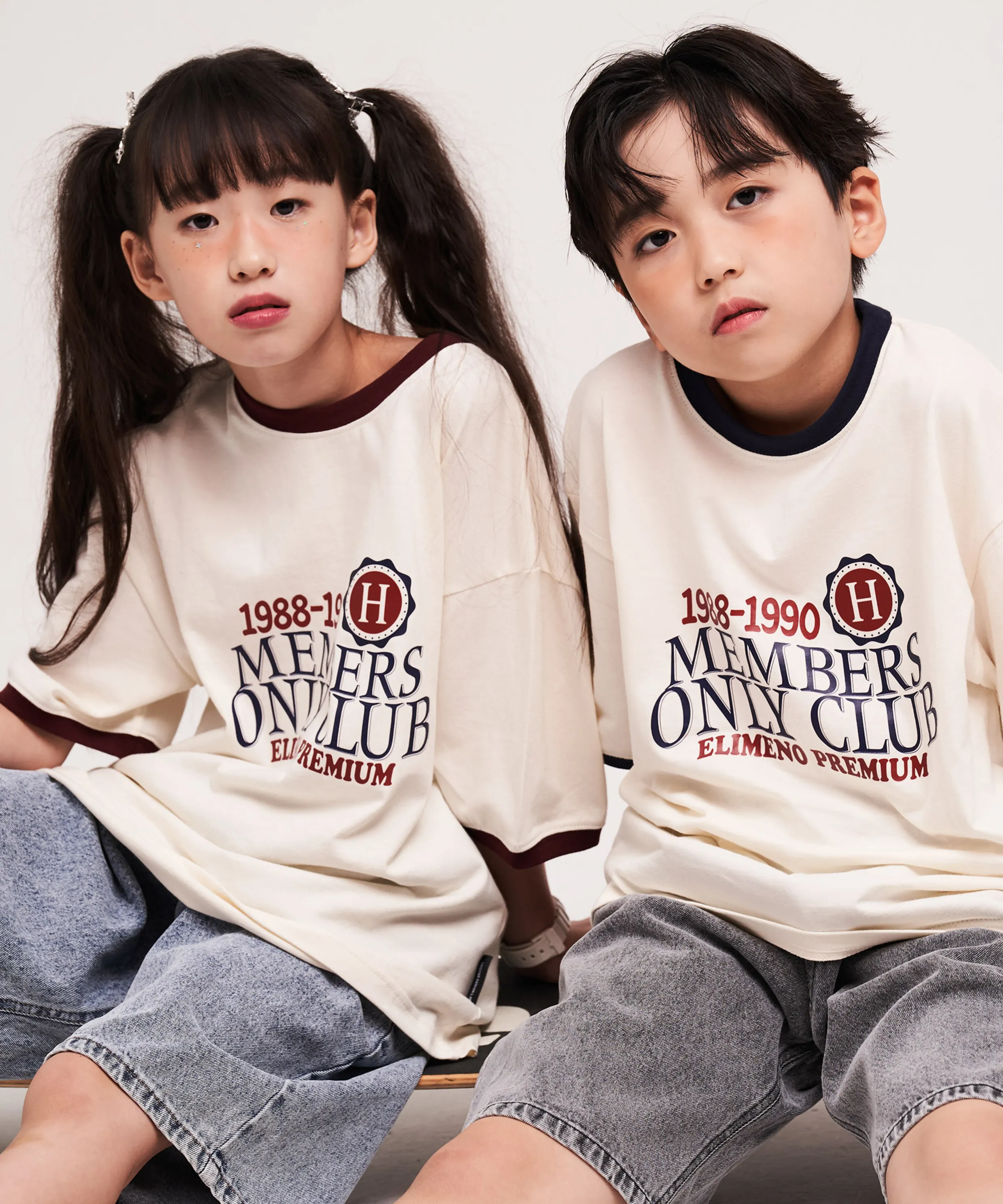 EY Members Kids Ringer Short Sleeve T-Shirt 5 Colors