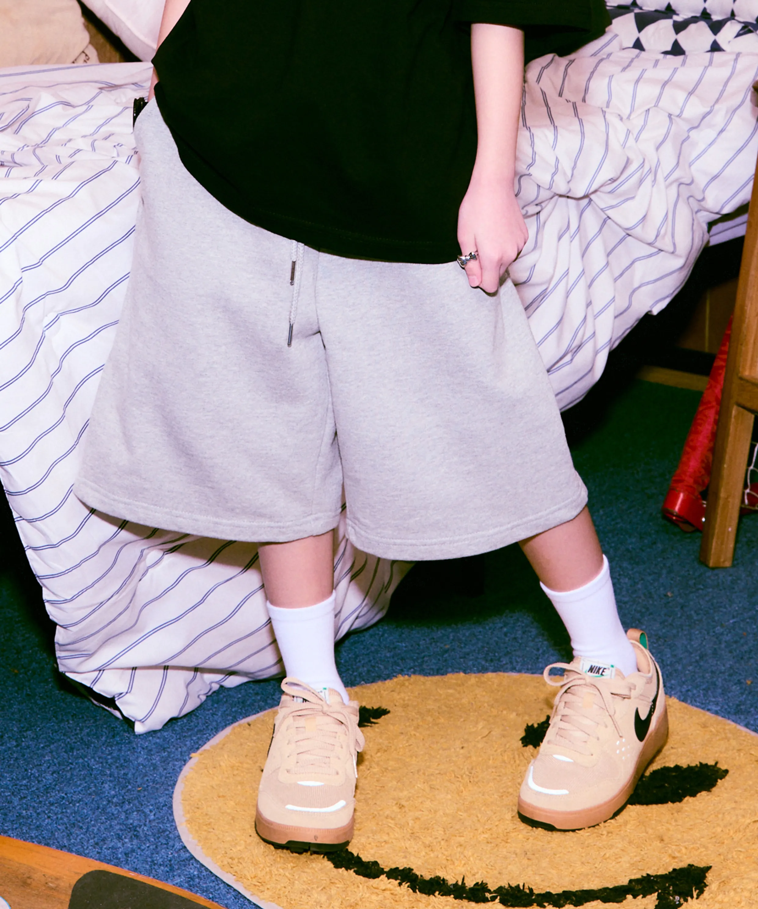 EY Two-Tuck Kids Bermuda Pants 4 Colors