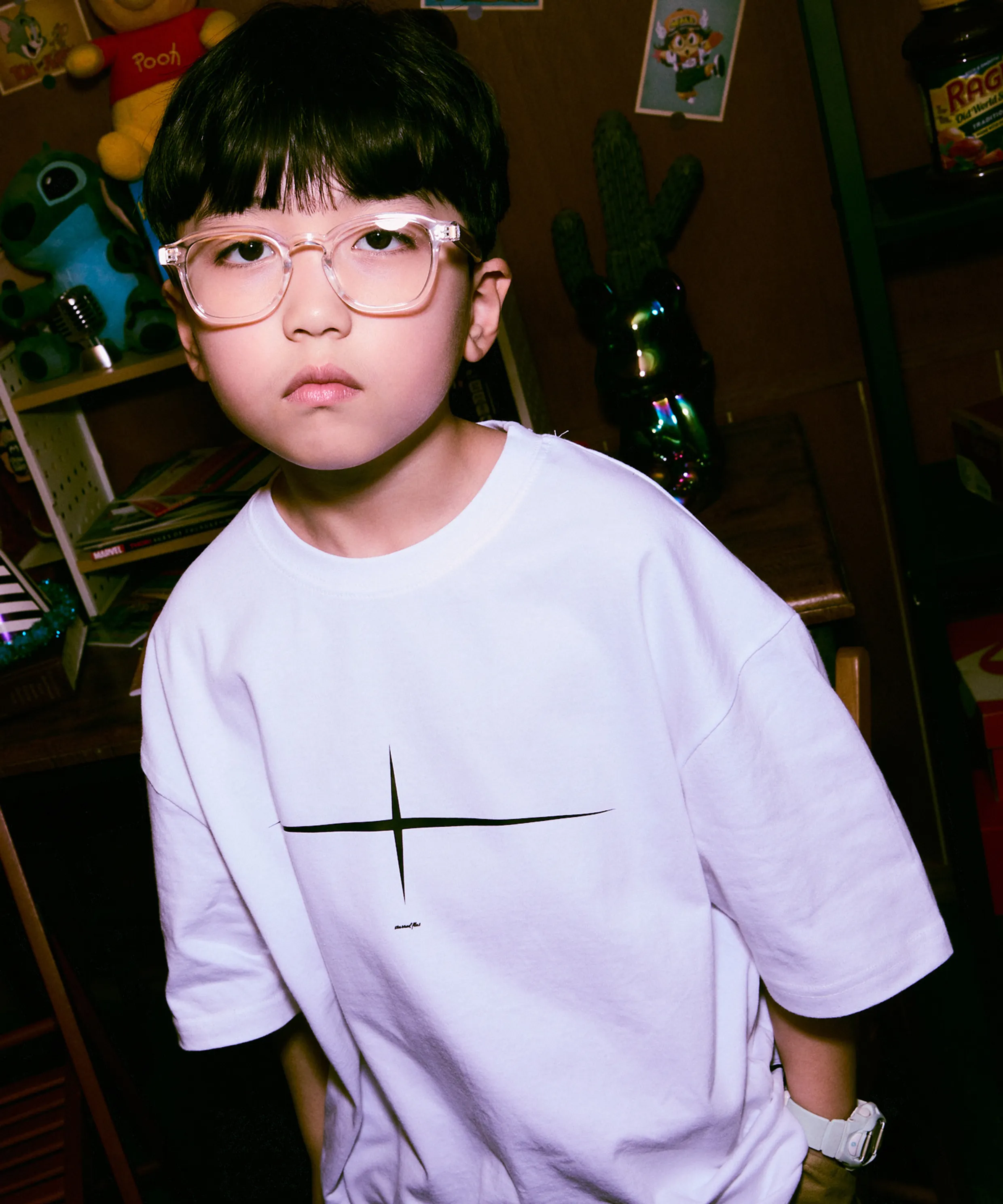 EY Flat Kids Short Sleeve T-Shirt 4 Colors